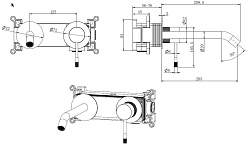 Allen Brau Смеситель для раковины Priority 4.0 5.31C03-MG (с внутренней частью) графит браш – фотография-2